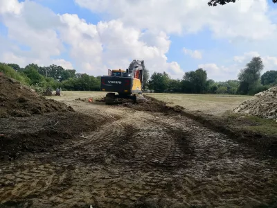 Démarrage travaux d'aménagement