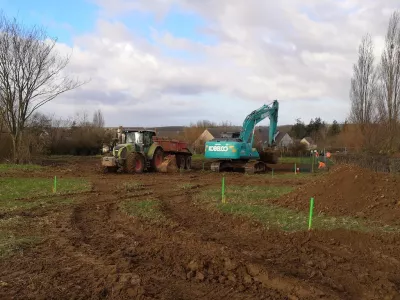 Démarrage travaux terrassement et EU