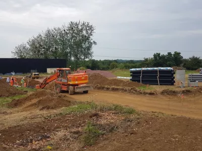 Démarrage travaux de terrassement