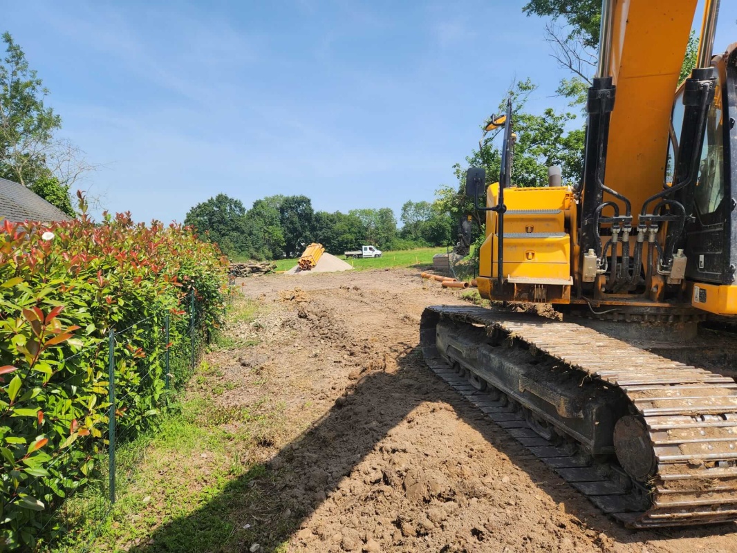 Démarrage travaux de terrassement