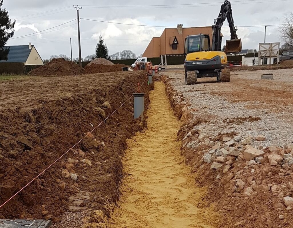 Travaux 1ère phase en cours d'achèvement