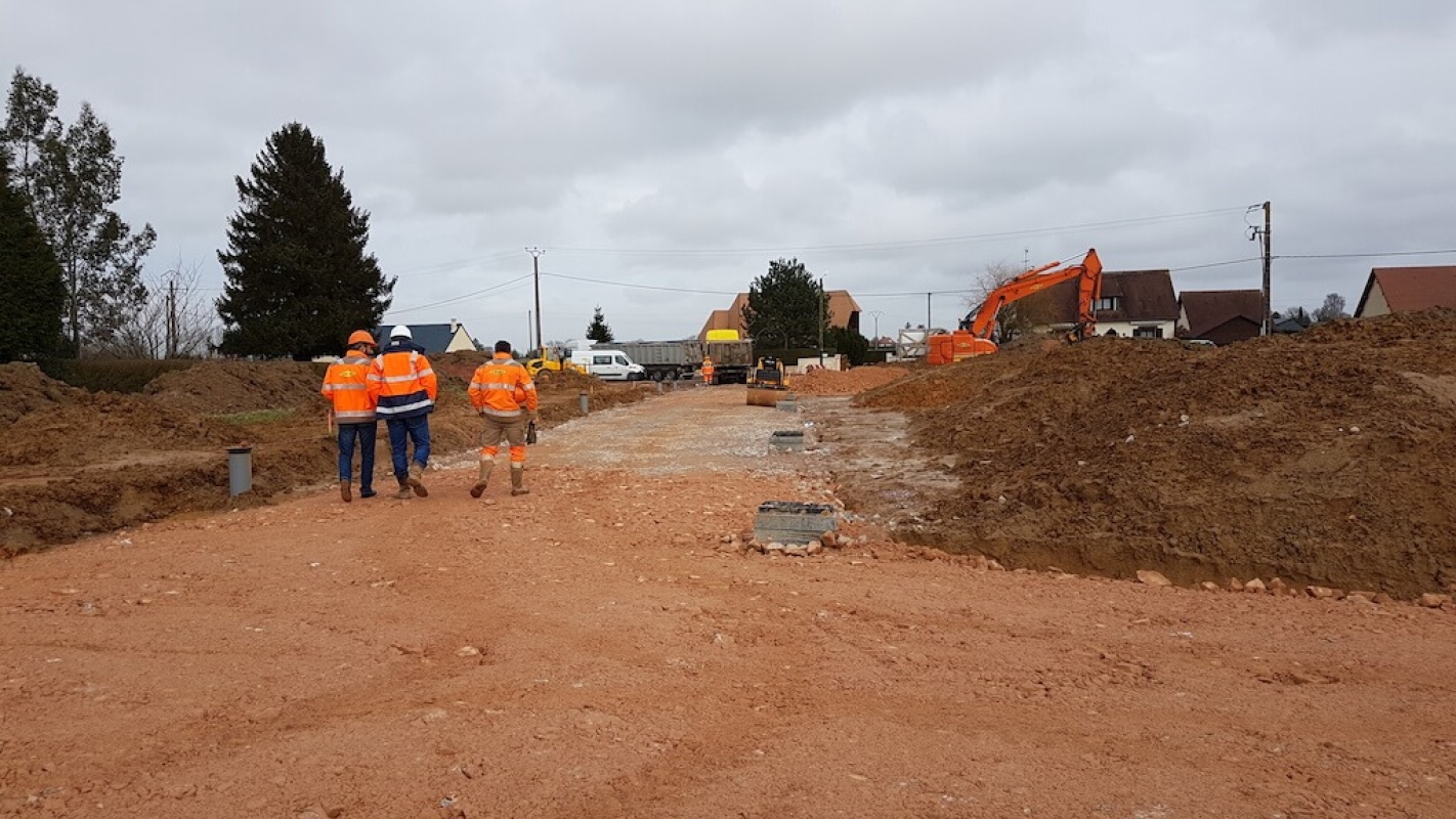 Travaux 1ère phase en cours d'achèvement